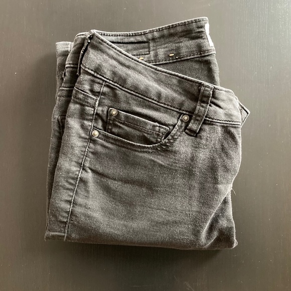 Slightly faded black jeggings - Picture 1 of 7